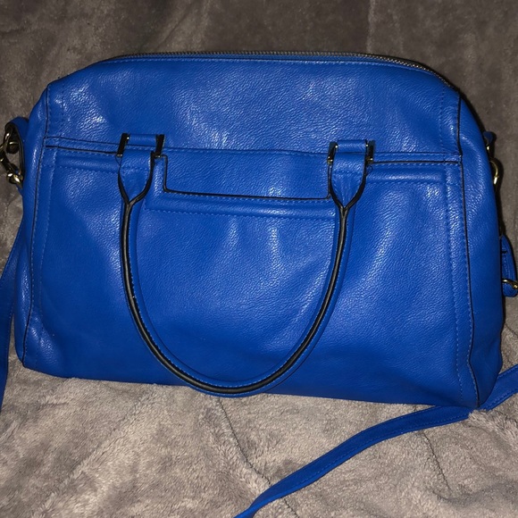 Cobalt blue leather purse - Picture 2 of 2